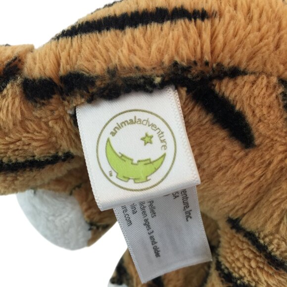 Animal Adventure Tiger Plush 7" Stuffed Animal Toy Sitting Striped Bengal 2011 - Picture 6 of 8